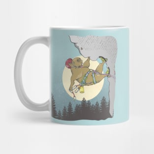 Capybara rock climbing Mug